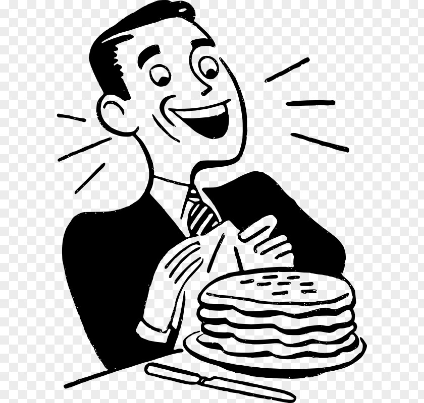 Eat Clipart Pancake Breakfast Eating Clip Art PNG