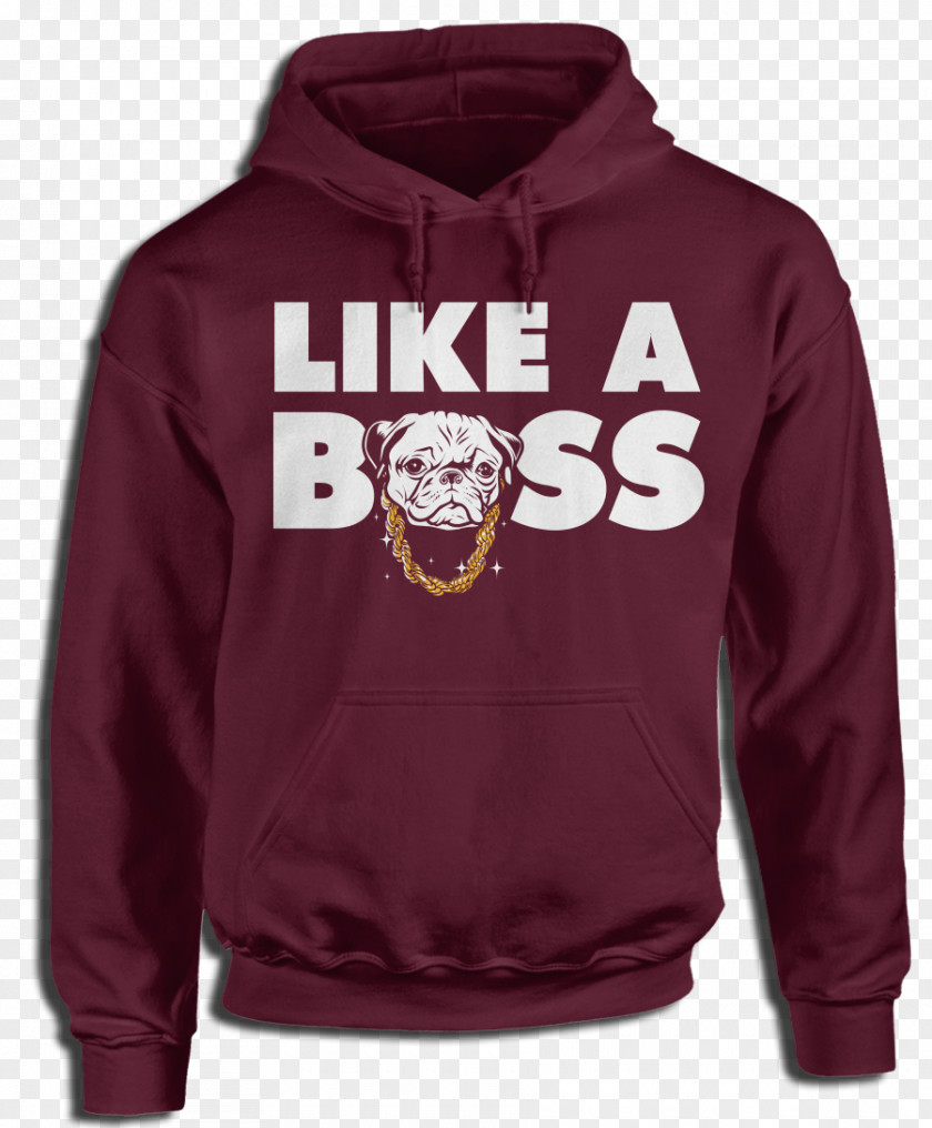 Like A Boss Virginia Tech Hoodie Wright State University Clothing PNG