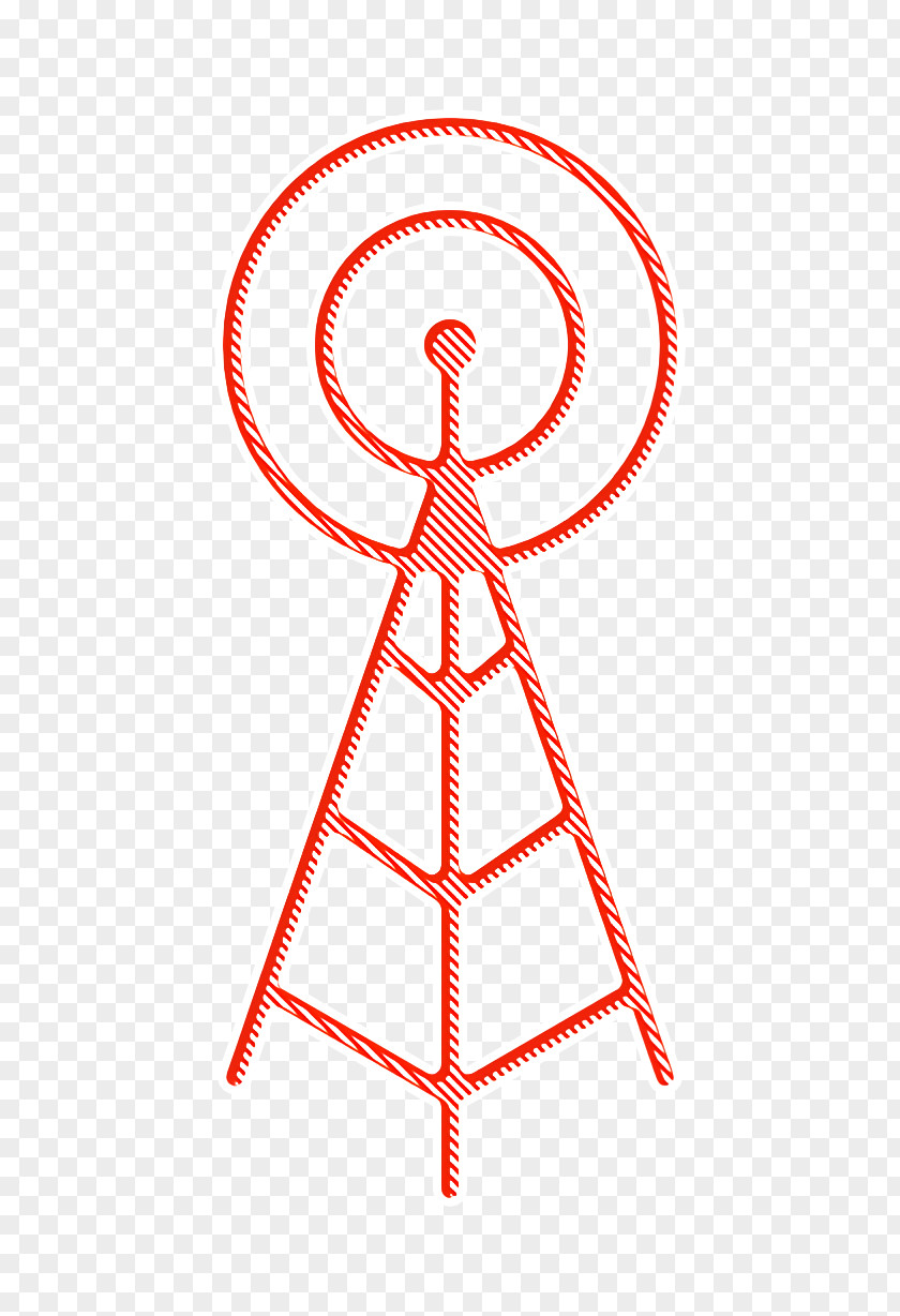 Radio Antenna Icon Wifi Signal Communication And Media PNG