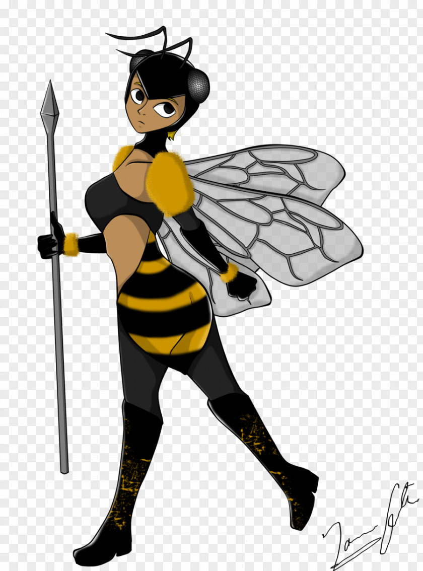 Bee Western Honey Worker Insect PNG