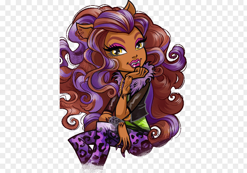 Doll Clawdeen Wolf Frankie Stein Cleo DeNile Draculaura Monster High PNG