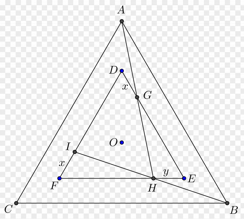 Euclidean Equilateral Triangle Line Geometry PNG