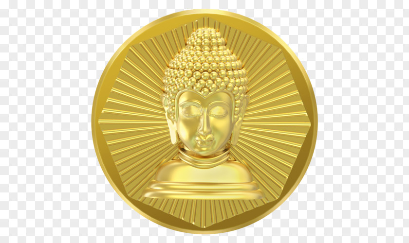 Gold Coin Ganesha Silver PNG