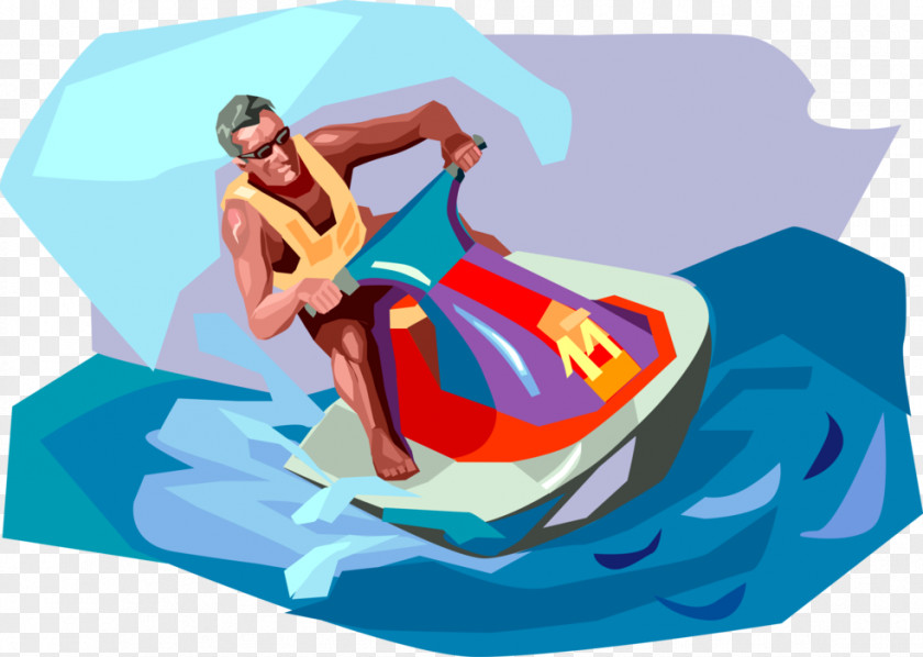 Personal Watercraft Sea-Doo Jet Ski Illustration PNG