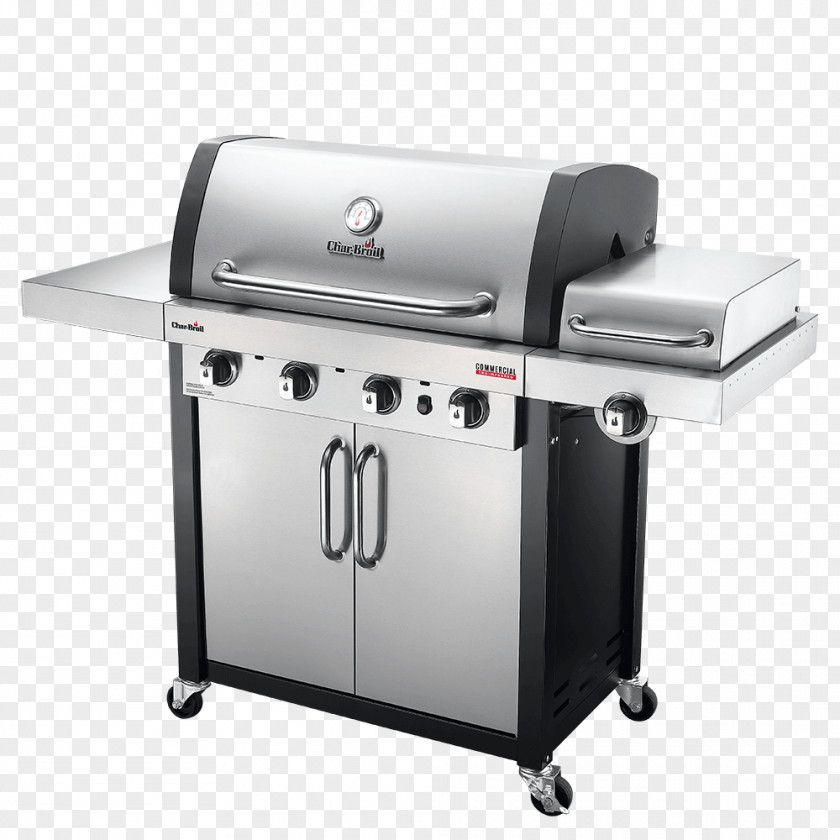 Barbecue Grilling Char-Broil TRU-Infrared 463633316 Commercial 4 Burner Gas Grill PNG