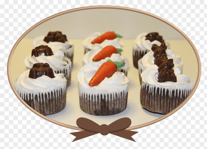 Chocolate Cupcake Muffin Buttercream PNG