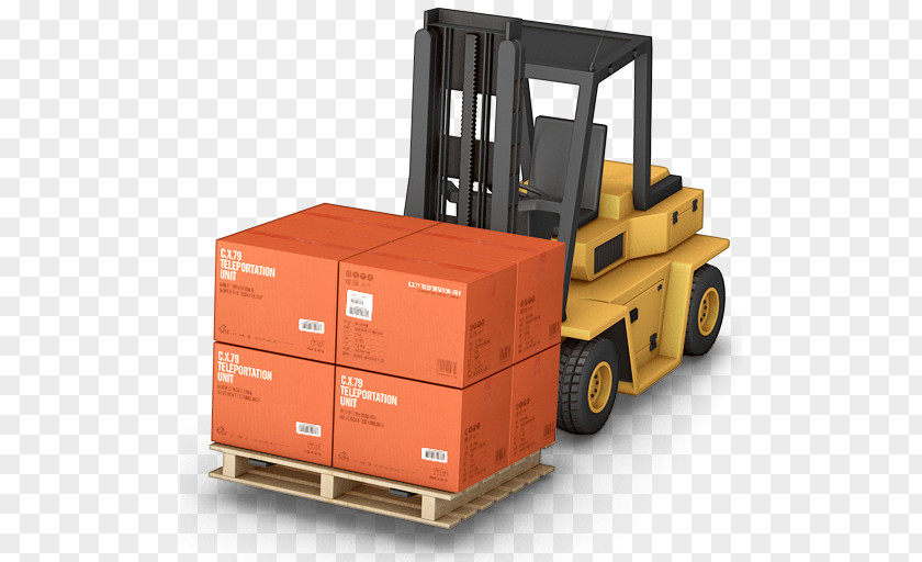 Container Warehouse Forklift Transport Business Intermodal PNG