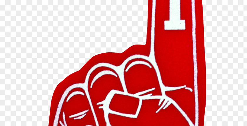 Football Theme Foam Hand Finger Palm MINI PNG