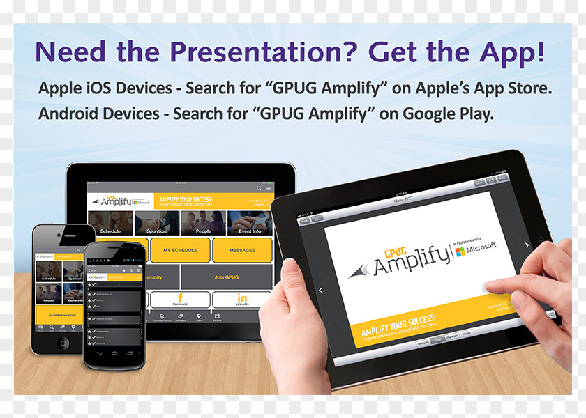 Amplify Electronics Communication Multimedia Display Advertising PNG