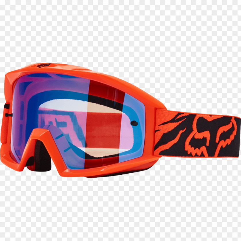 Glasses Goggles Fox Racing Blue Motorcycle PNG
