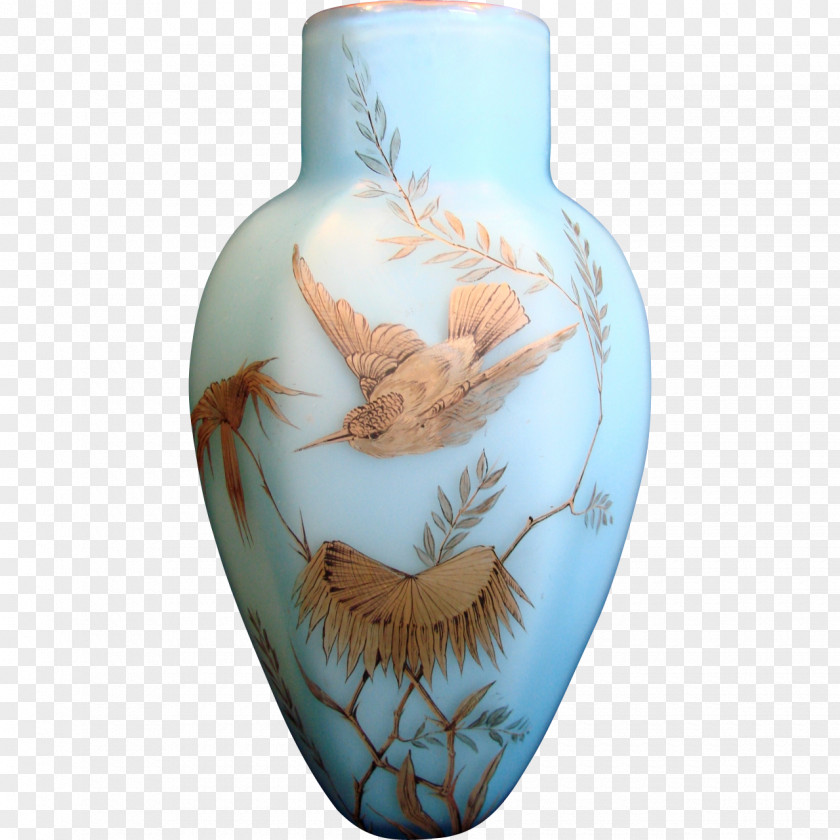 Hand Painted Ceramic Vase Artifact Urn Porcelain PNG