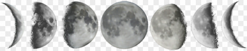 Moon Lunar Phase Full Drawing PNG
