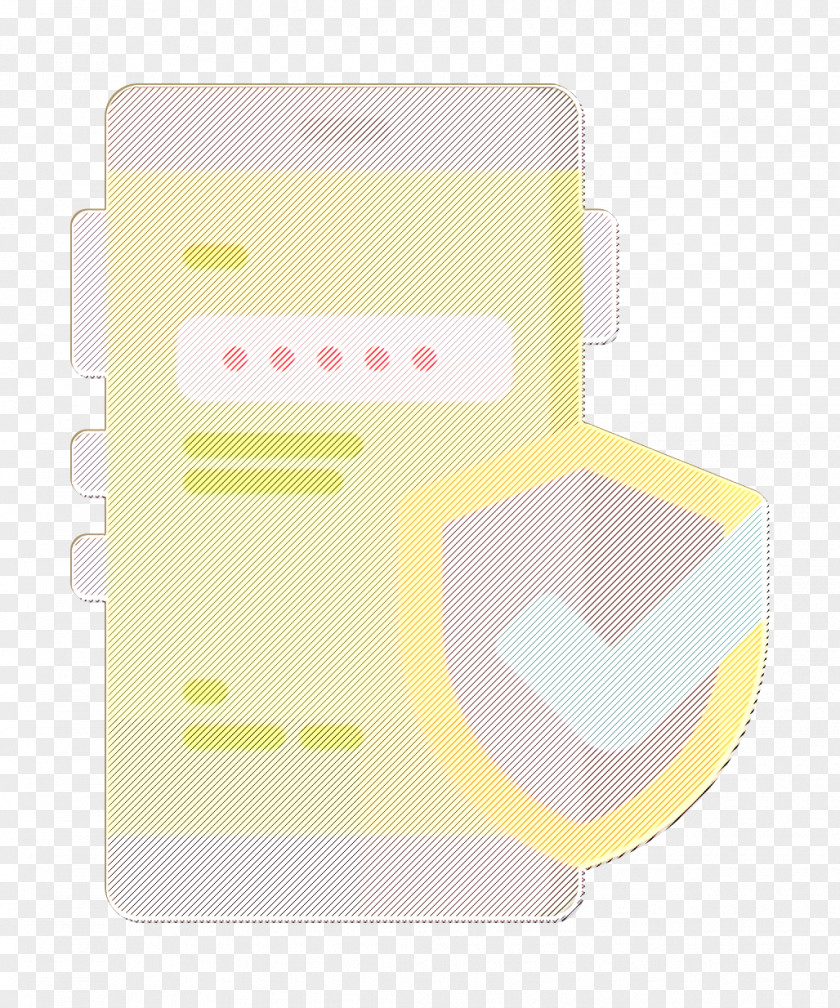 Social Media Icon Cellphone Shield PNG