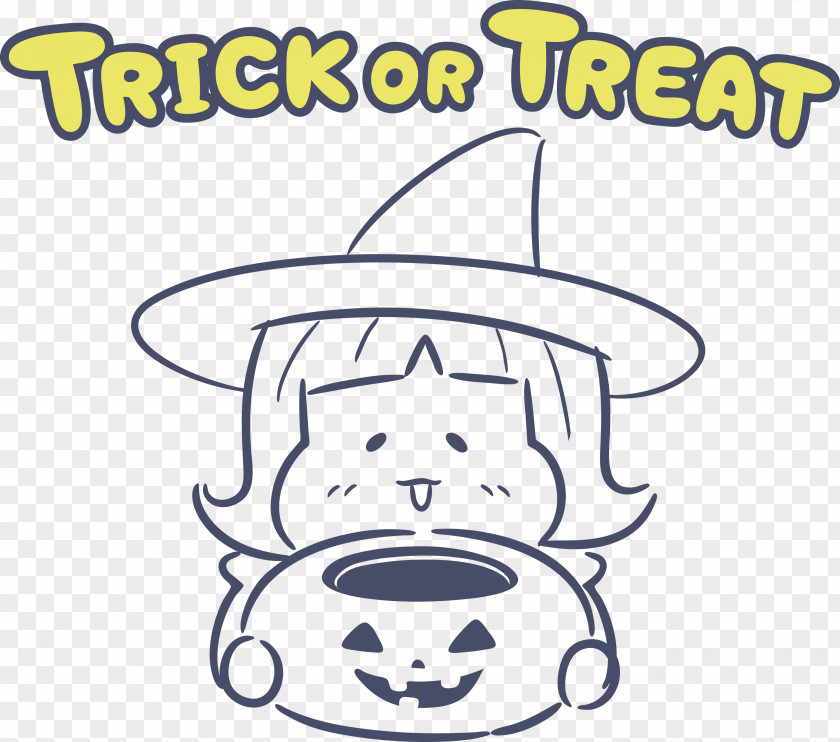 TRICK OR TREAT Happy Halloween PNG