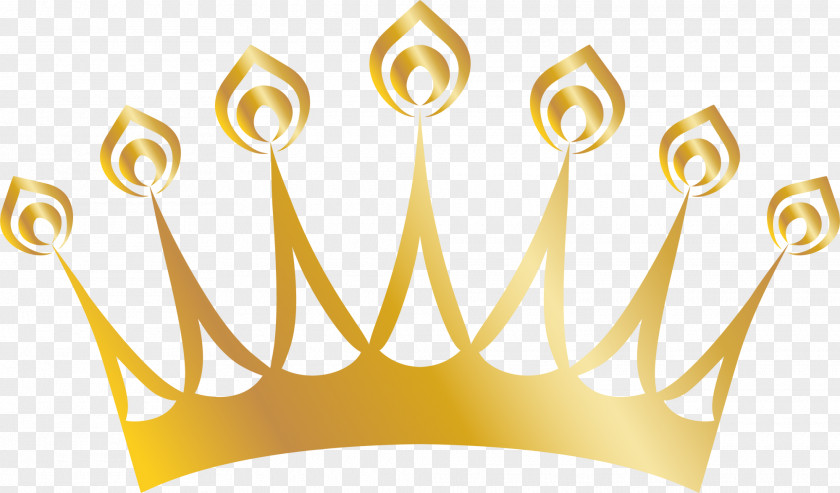 Golden Atmosphere Crown Clip Art PNG
