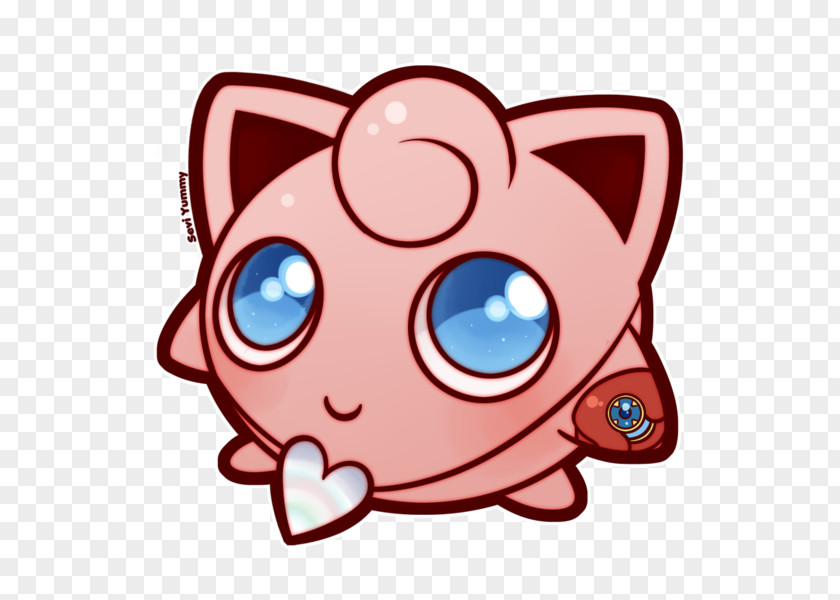 Jigglypuff Drawing Twice Fan Art PNG