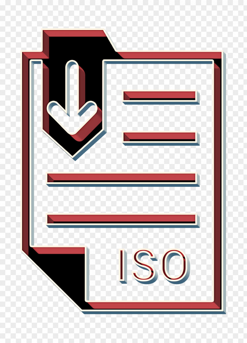 Logo Text File Icon Format Iso PNG