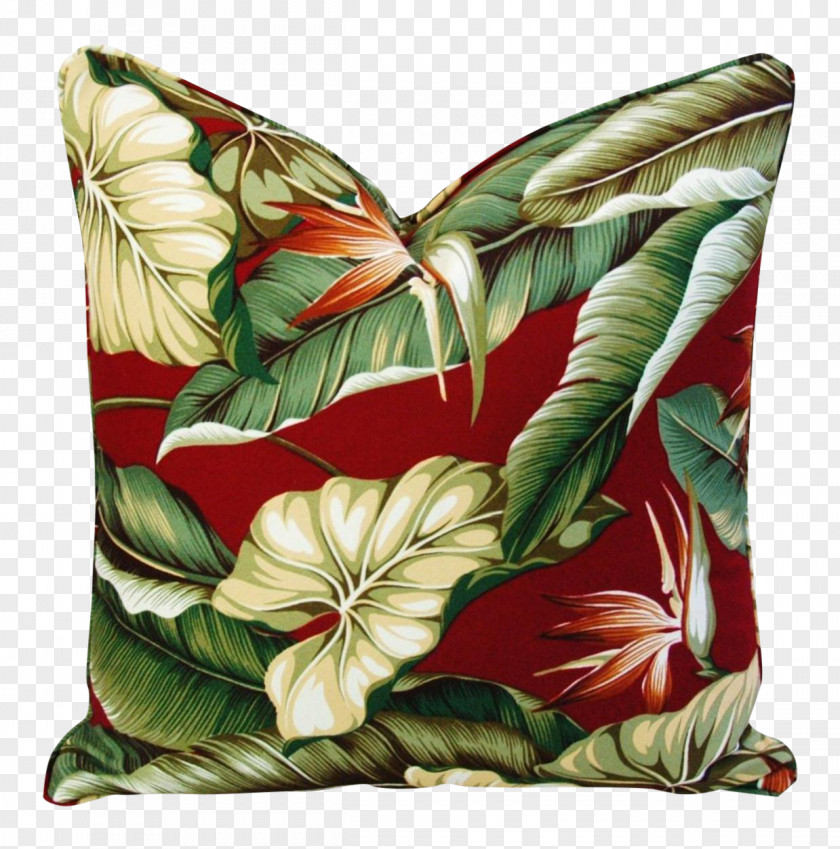 Pillow Throw Pillows Cushion Bird Barkcloth PNG