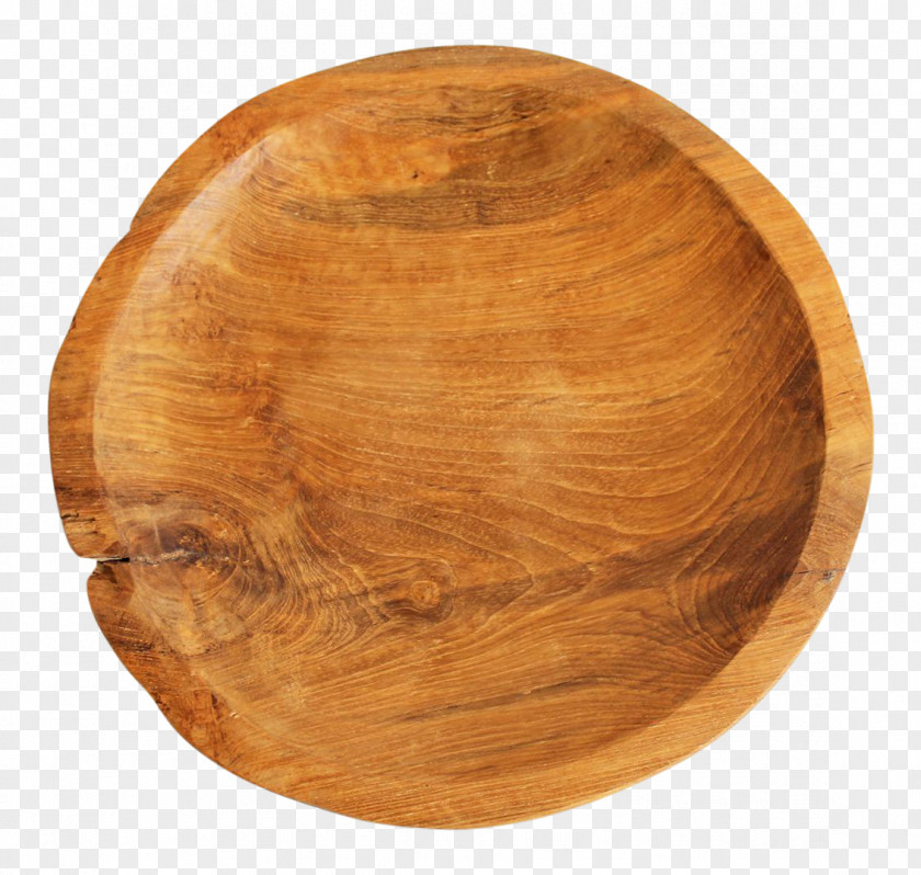 Plate Tableware Wood Danish Modern PNG