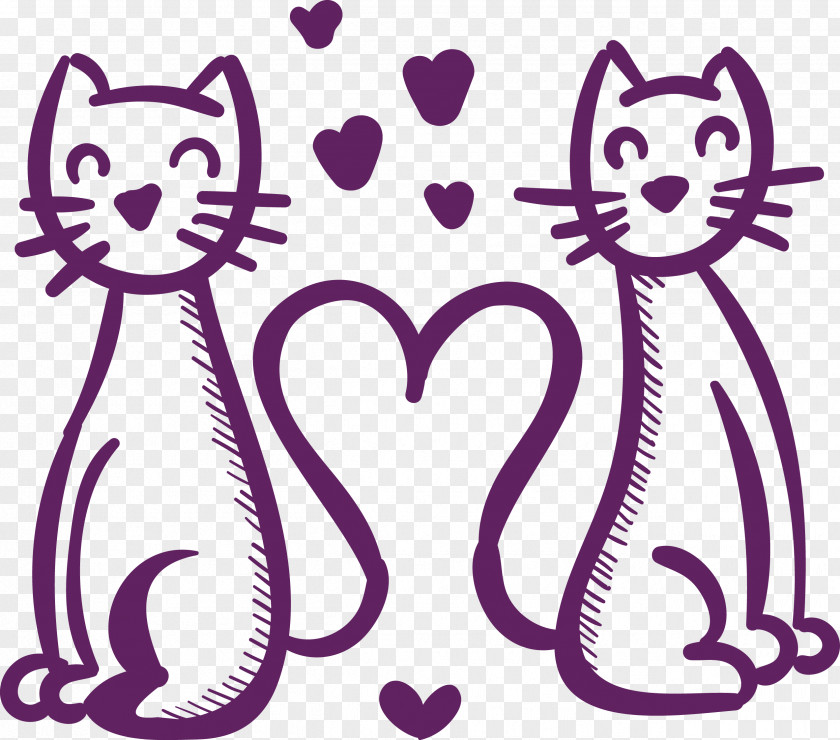 Vector Simple Pen Kitty Persian Cat Kitten Dog Felidae PNG