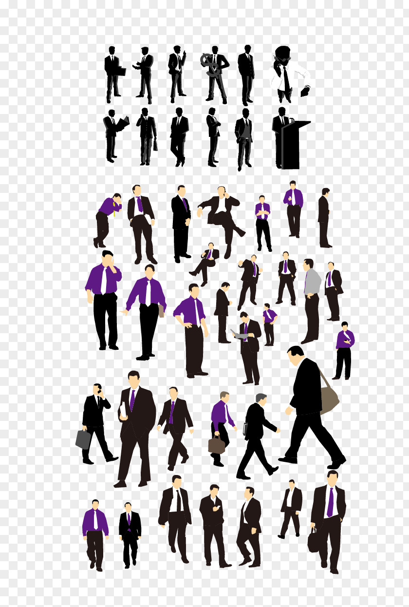 Business Workplace Male Characters Businessperson PNG