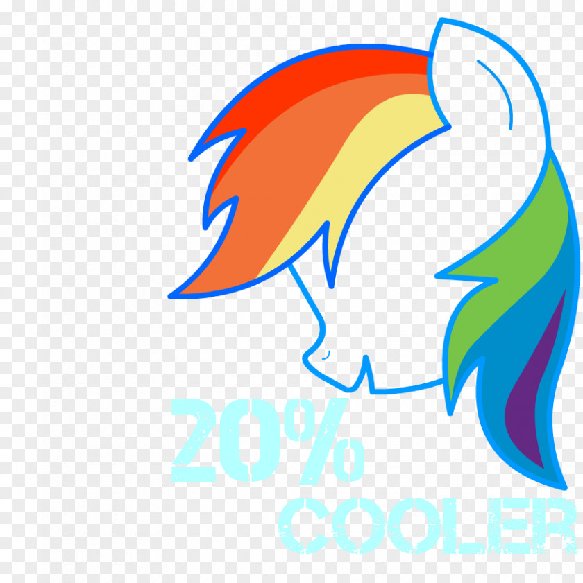 20 Percent Rainbow Dash My Little Pony Horse PNG
