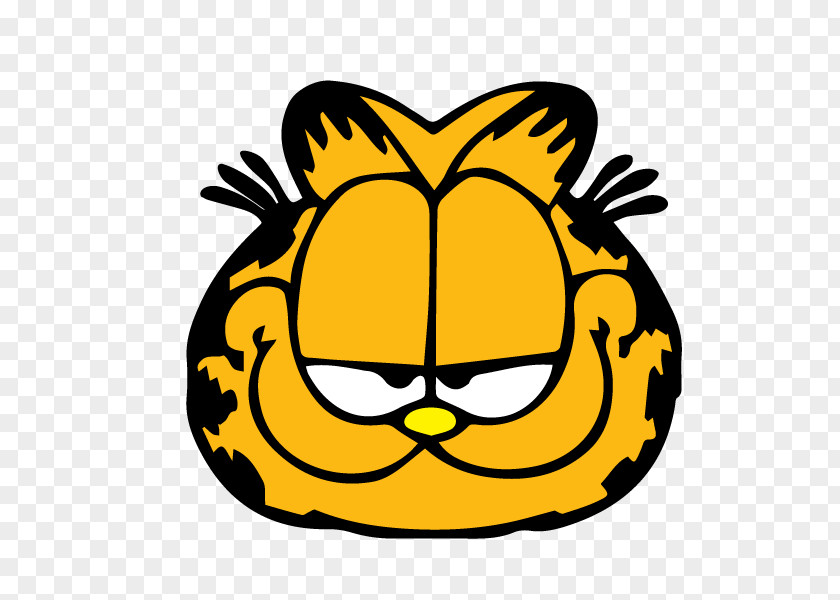 Decal Garfield Cat Image Stencil PNG