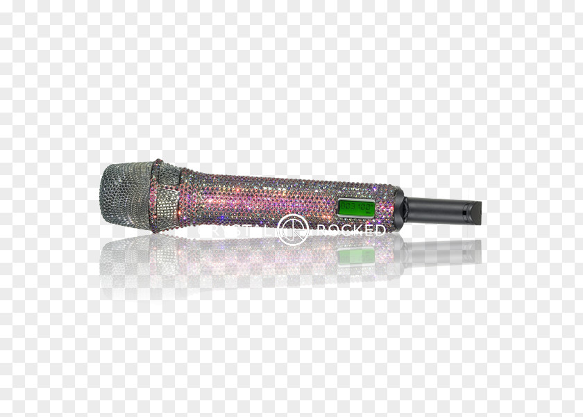 Gold Microphone Crystal Rocked Swarovski AG Company PNG