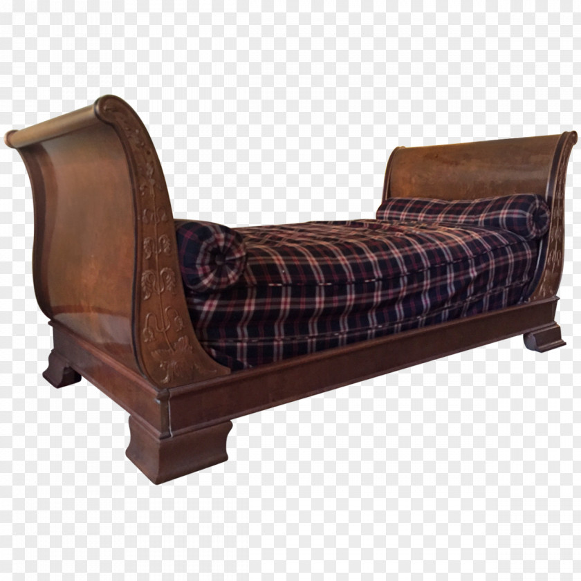 Sleigh Bed Loveseat Frame Couch PNG