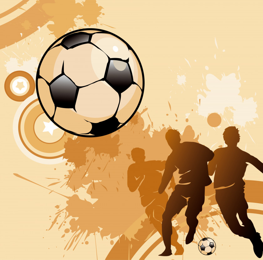Soccer Poster Football Silhouette PNG