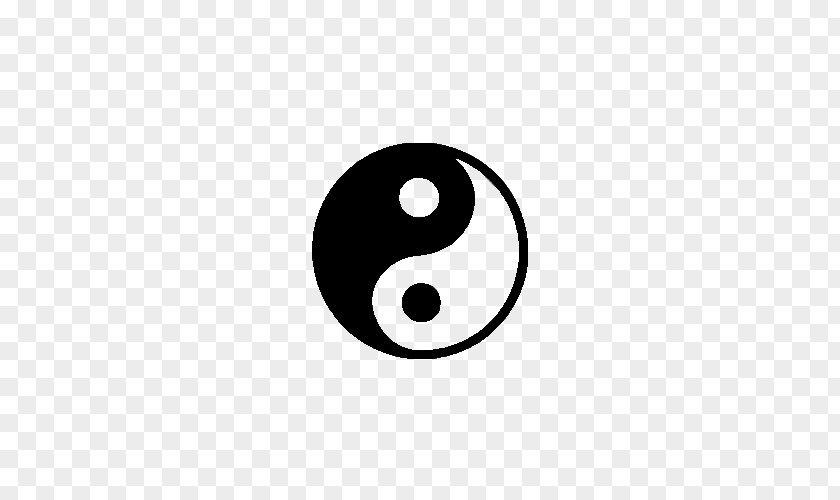 Yin Yang And Black White Symbol PNG