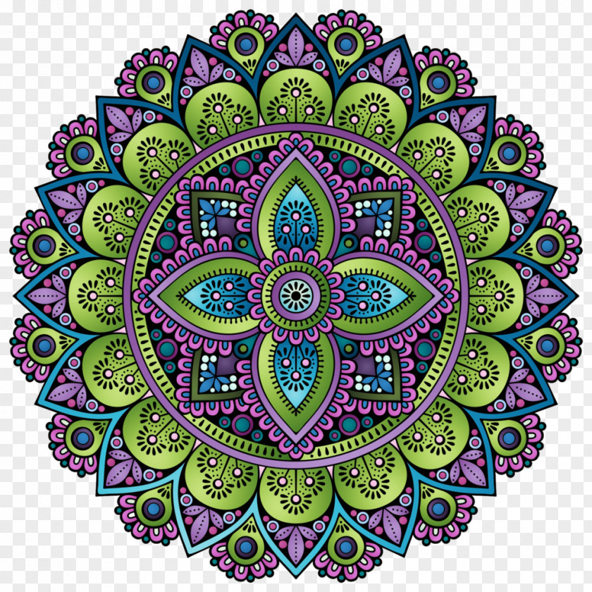 Circle Paisley Symmetry PNG