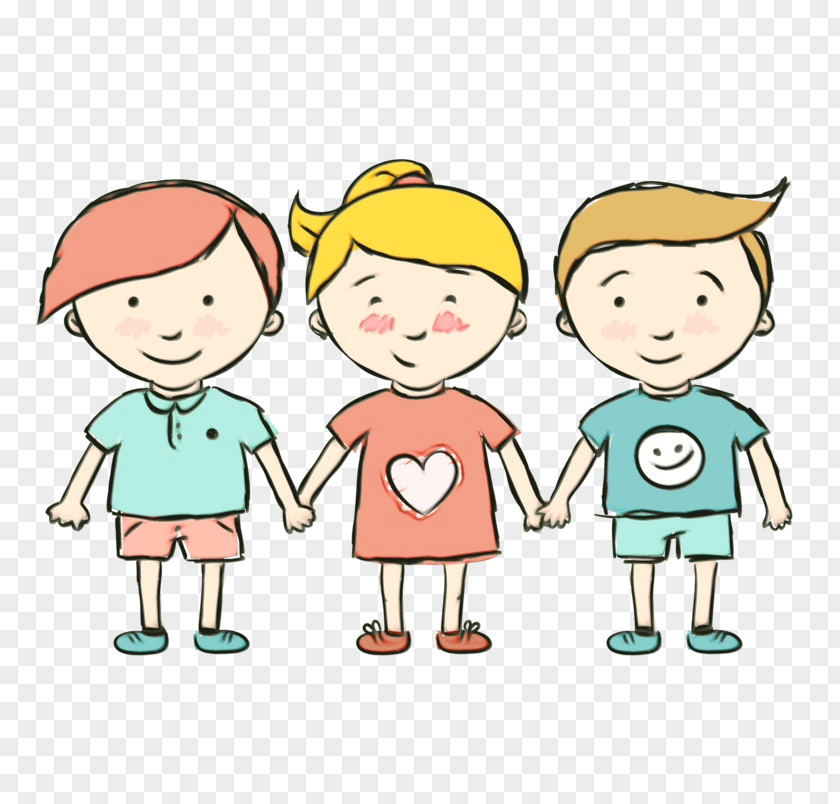 Gesture Playing With Kids Cartoon People Child Friendship Clip Art PNG