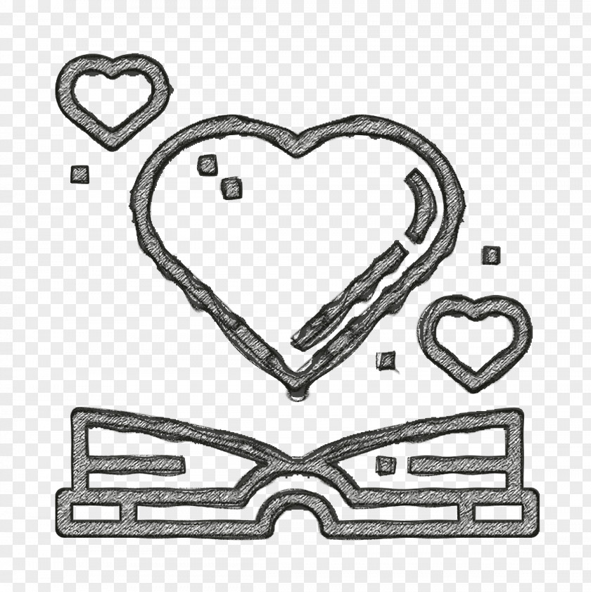 Heart Icon Prom Night Book PNG