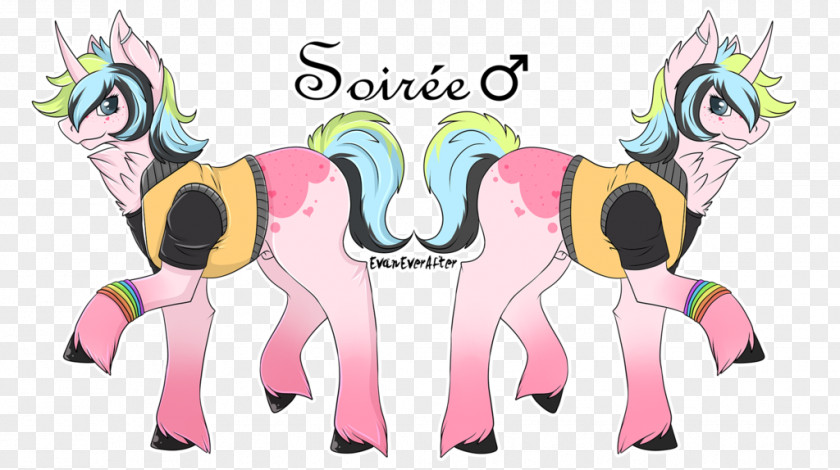 Horse Pink M Cartoon PNG