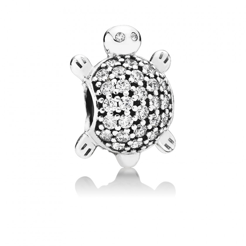 Jewellery Pandora Charm Bracelet Cubic Zirconia Turtle PNG
