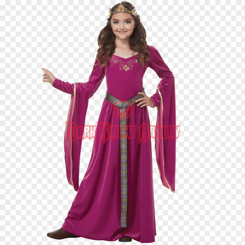 Medieval Princess Renaissance Middle Ages Disguise Costume Amazon.com PNG