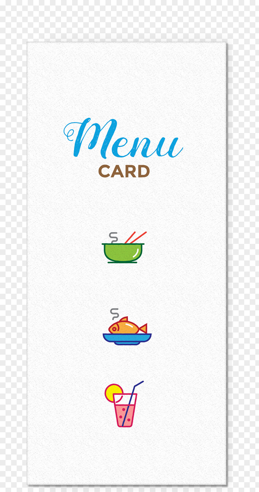 Menu Card Restaurant Icon PNG