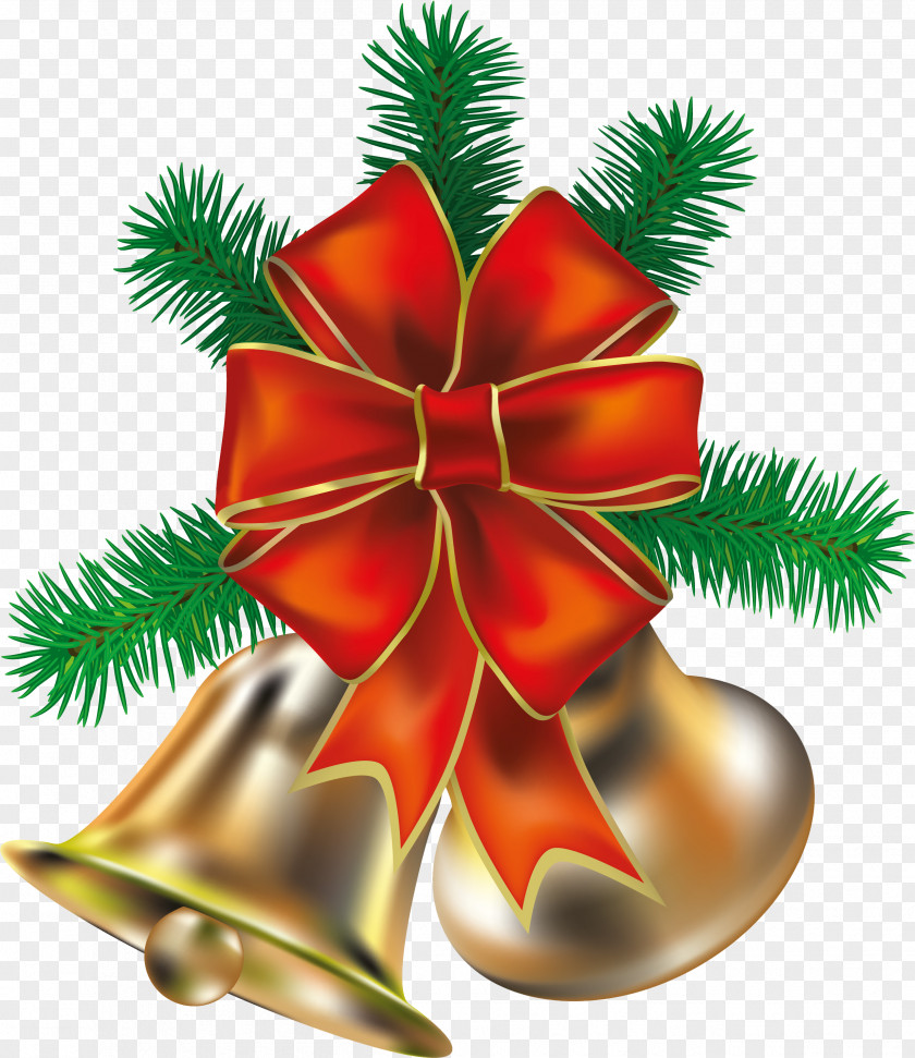 Small Bells Christmas Clip Art PNG
