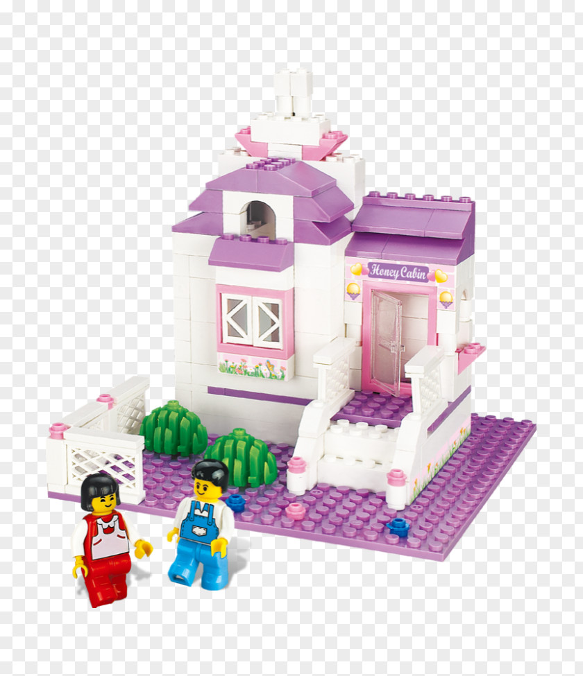 Toy Block LEGO Construction Set Cottage PNG