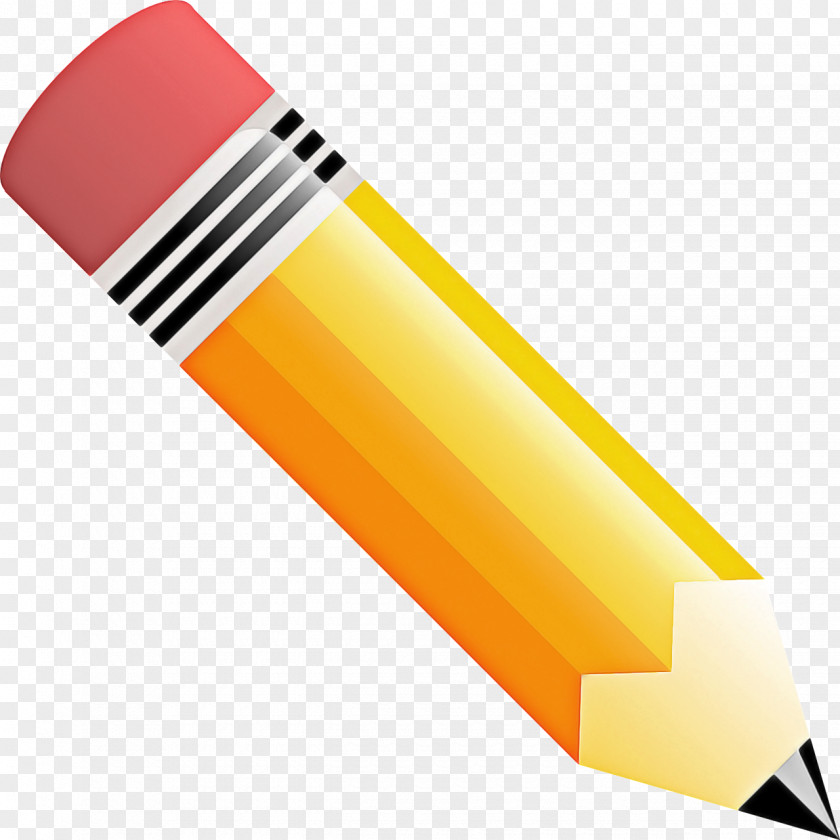 Yellow Drawing Pencil Cartoon PNG