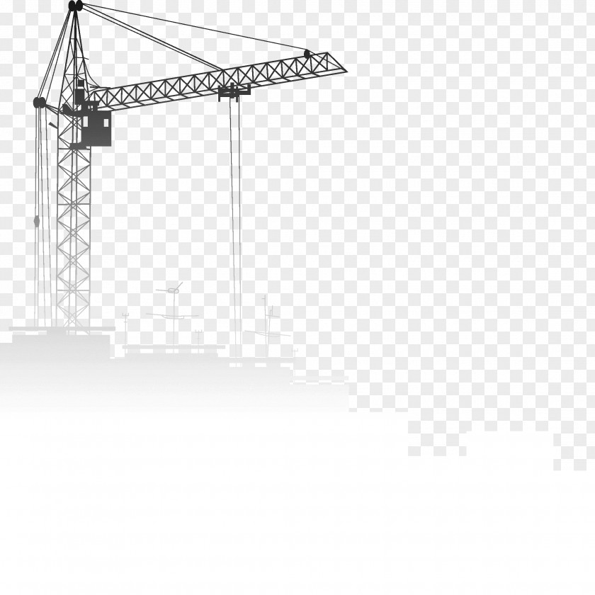 Site Crane Engineering Clip Art PNG