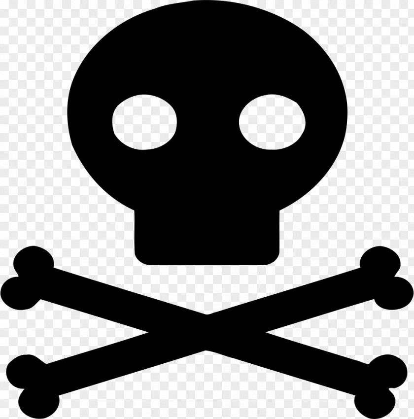 Skull And Crossbones Human Symbolism Bones Stencil PNG