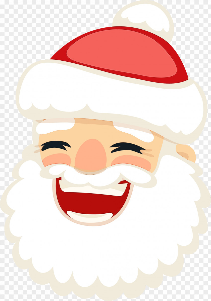 Happy Pleased Santa Claus Cartoon PNG