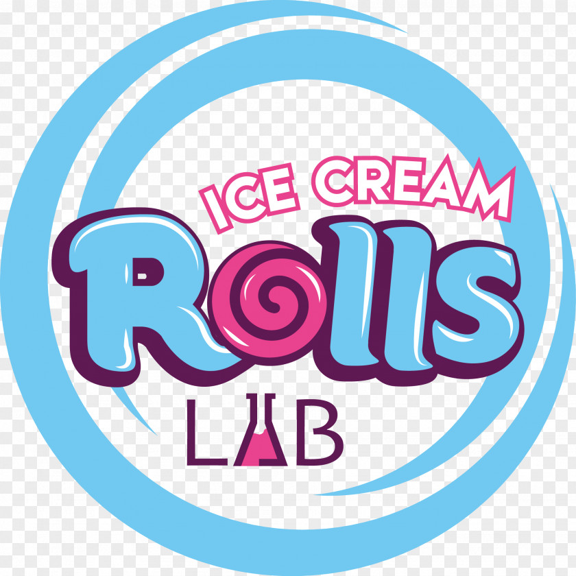Ice Cream Rolls Lab Fried Logo Brand PNG