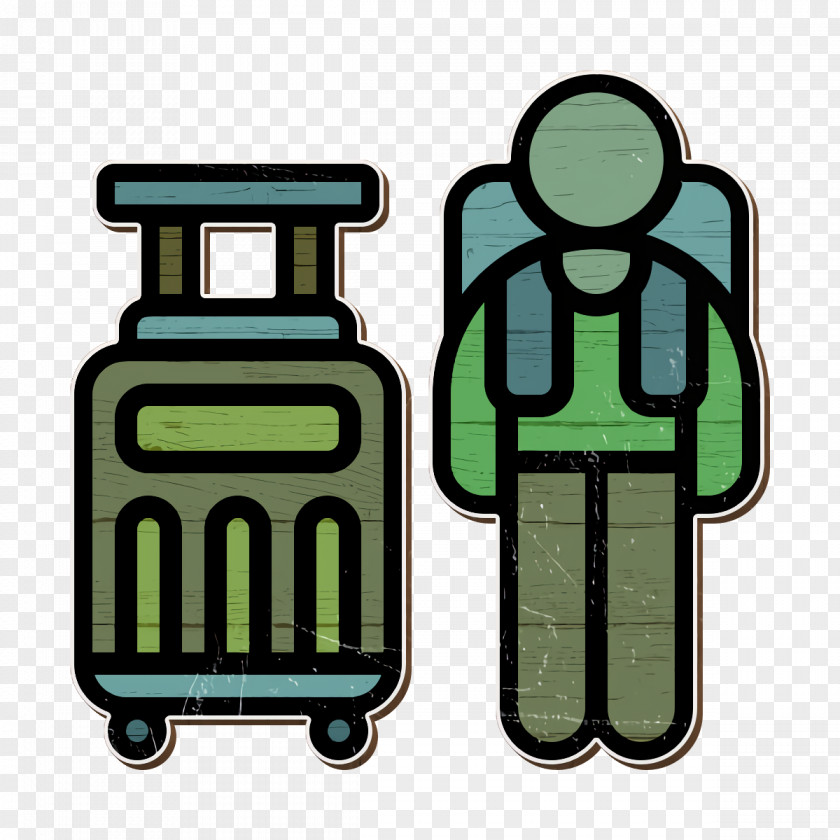 Luggage Icon Hotel Services Tourism PNG