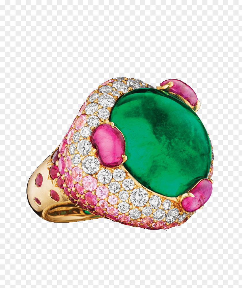 Ruby Emerald Turquoise Body Jewellery Magenta PNG