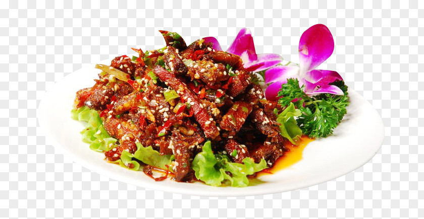 Spicy Sesame Beef Jerky Chinese Cuisine Vegetarian Bakkwa Noodle Soup PNG