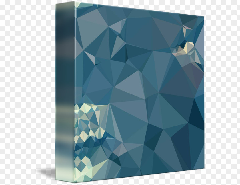 Abstract Blue Turquoise Teal Rectangle Square PNG