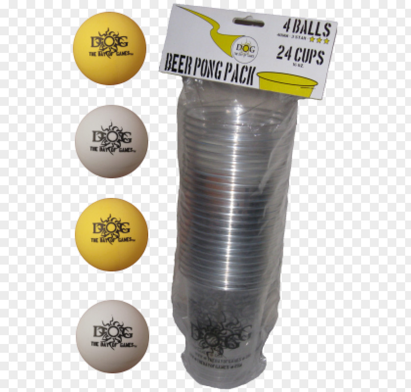 Beer Pong Video Game Cylinder PNG